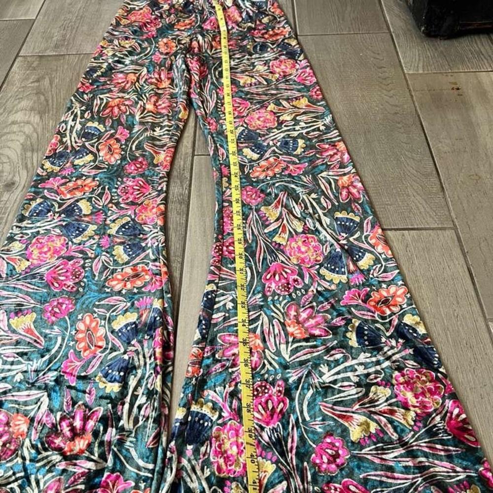 NATURAL LIFE Multicolor Floral Boot Cut Pants - Picture 3 of 11